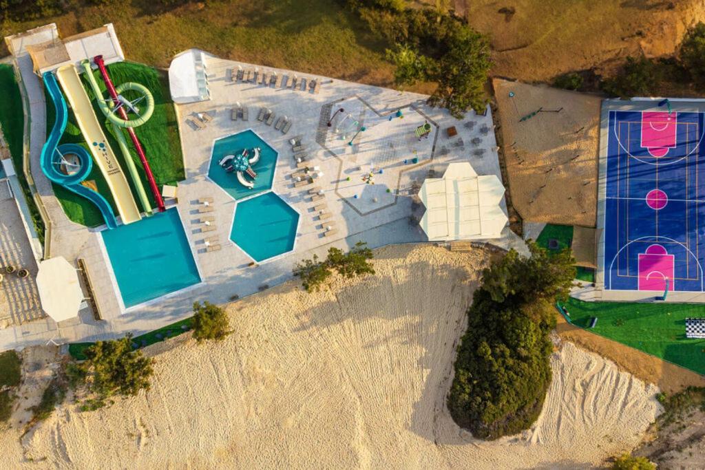 Anna Beach Suites Limenária Kültér fotó